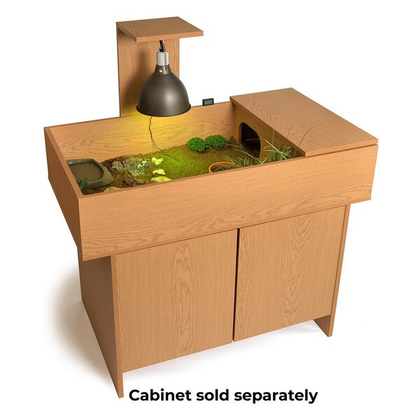 Tortoise Table on HabiStat Cabinet